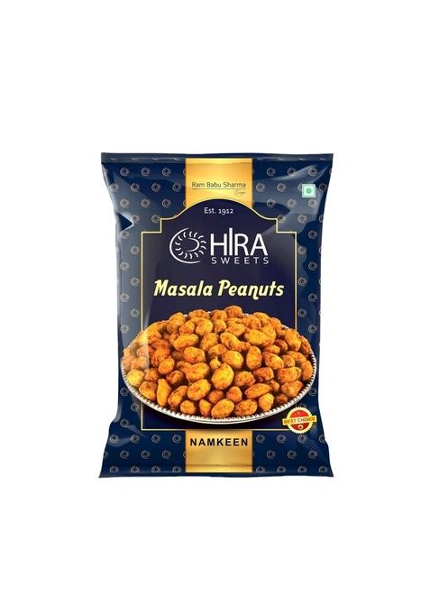 HIRA SWEETS Kaju Roll (500 g) & Masala Peanuts (400 Combo Pack | Indian Traditional Mithai Made With Finest Cashews Namkeen Festival Box