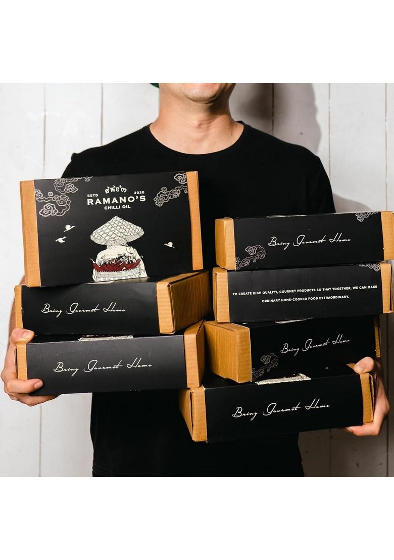 RAMANO'S Chilli Oil Variety Pack of 4, 120Gms Each with Honey, Fiery OG, Garlic Crisp, Shrimp, Sweet & Spicy Combo, Perfect for Dip Drizzling Fried Rice, Noodles, Pizza Pasta