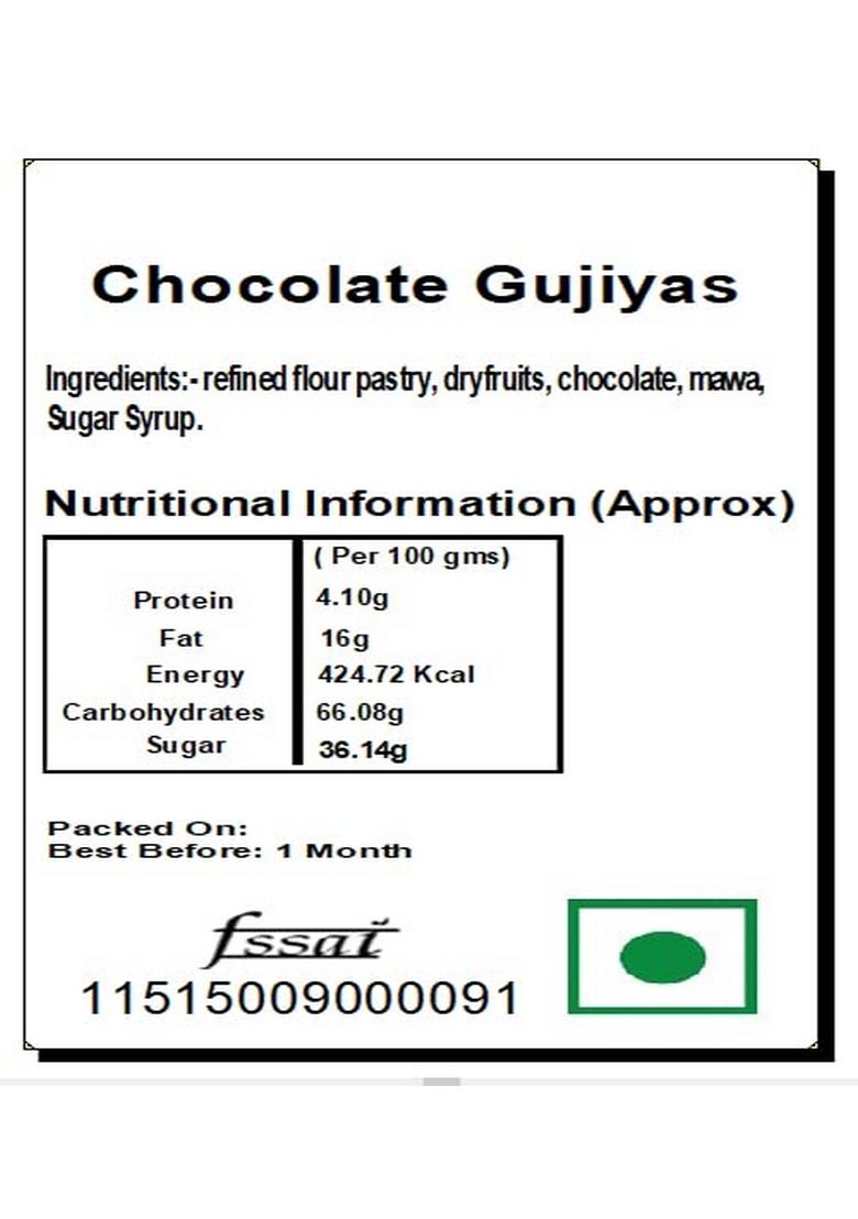 Ghasitaram Gifts Holi Sweets/Holi Hampers/Thandai Orange Hamper Box with Assorted Gujiyas, Bhakarwadi and Peanuts|Gift Hamper| Diwali Gift Hamper|Food Hampers|Gourmet Hampers|