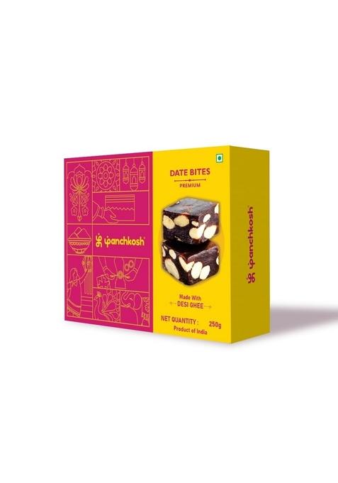 PANCHKOSH Premium Sweets Combo Pack 700g | Blueberry Kaju Katli (250g) + Date Bites Gajak (200g) Indian Dry Fruit Mithai Gift Box Traditional & Hamper Luxury Festive for Diwali, Rakhi, Weddings Corporate Gifting