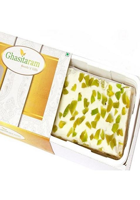 Ghasitaram Gifts Sweets - Irish Cashew Kiwi Cake|Sweets|Sweets Gift Pack|Diwali Sweets|Indian Mithai|Diwali Box