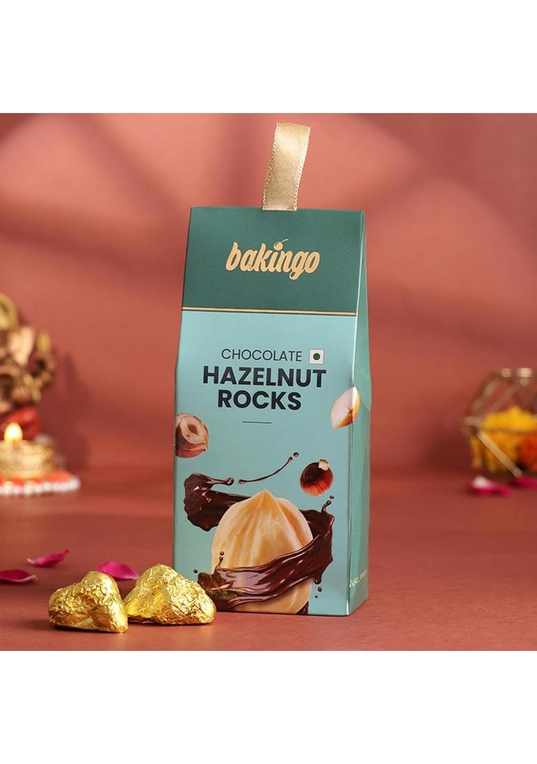 Floweraura Premium Diwali Gift Box of Almonds Rock, Hazelnut Riocks, Set 4 Terracotta Diyas | Corporate Gifting Tradational For Relatives & Friends (Same Day Delivery)