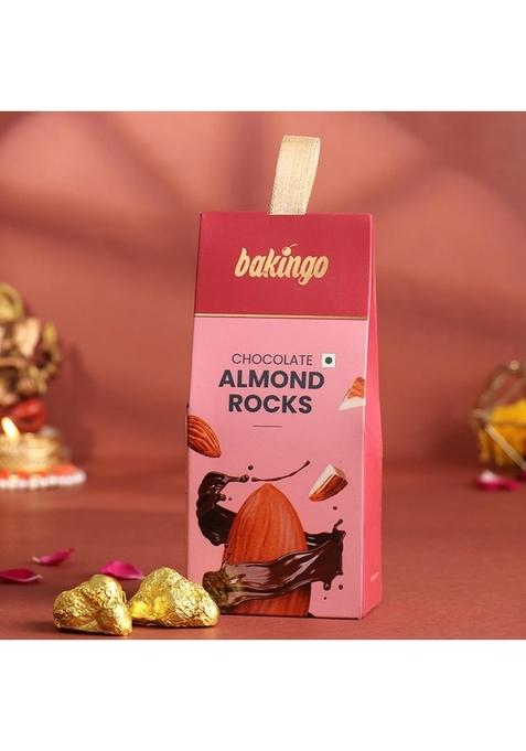 Floweraura Premium Diwali Gift Box of Almonds Rock, Hazelnut Riocks, Set 4 Terracotta Diyas | Corporate Gifting Tradational For Relatives & Friends (Same Day Delivery)