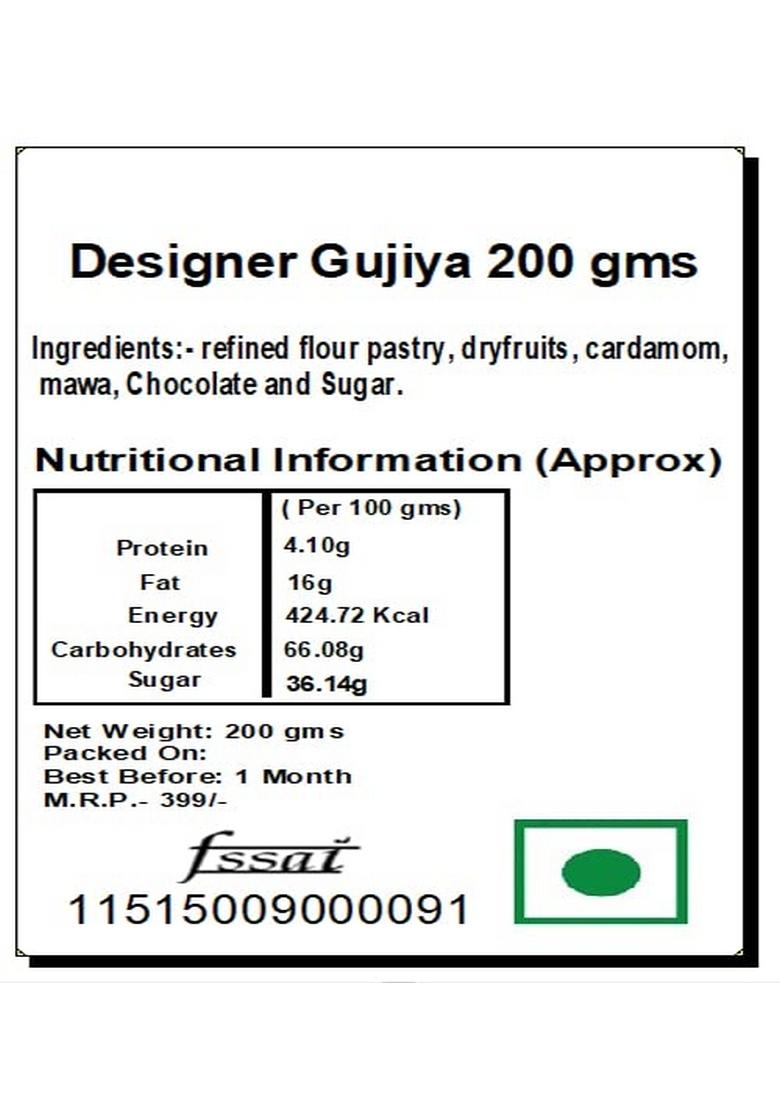 Ghasitaram Gifts Holi Hamper Designer Gujiya