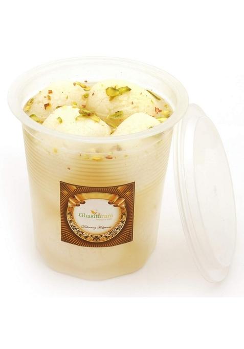 Ghasitaram Gifts Fresh Rosgullas Pack Big|Sweets|Sweets Gift Pack|Diwali Sweets|Indian Mithai|Diwali Sweets Box