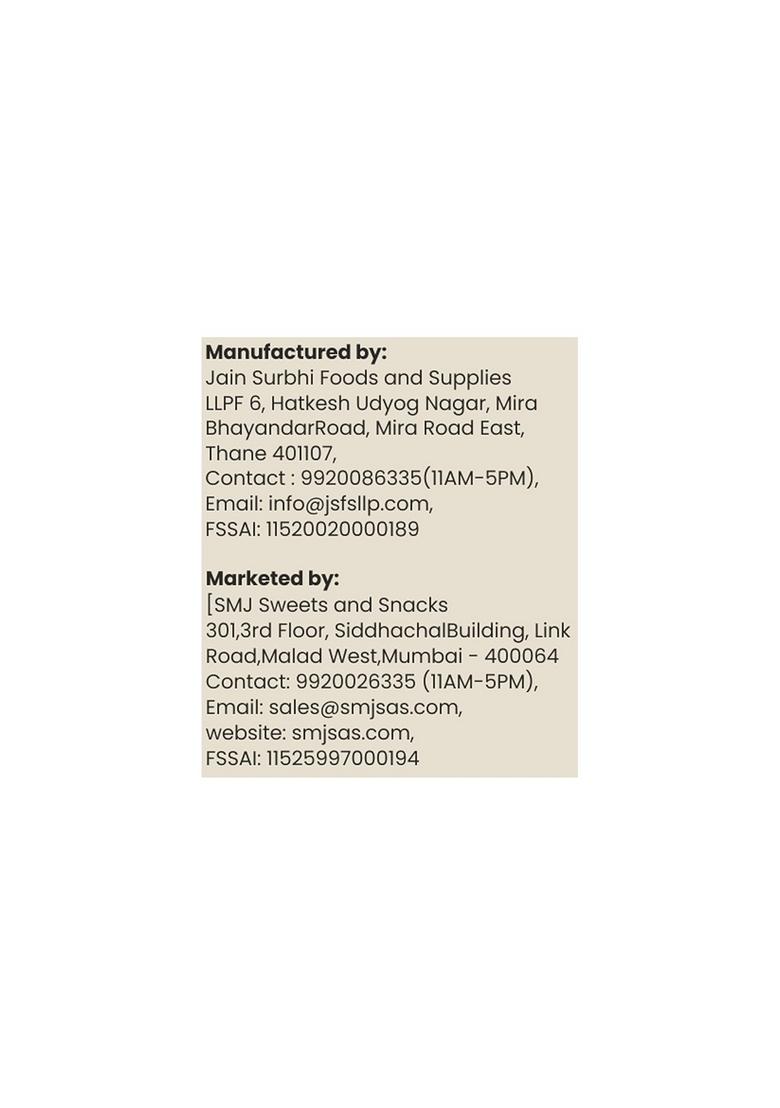 SMJ Sweets and Snacks Kaju Katli 200g