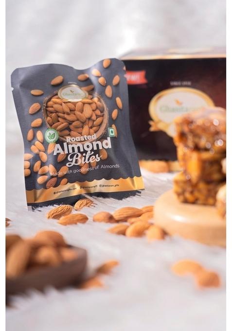 Ghasitaram Gifts Roasted Almond Bites Pouches Pack of 5|Sweets|Sweets Gift Pack|Diwali Sweets|Indian Mithai|Diwali Sweets Box