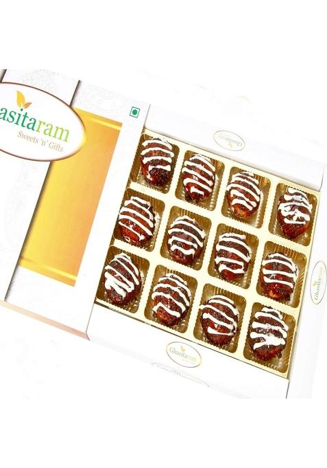 Ghasitaram Gifts Bournvita Cashew Laddoo 12 pcs |Sweets|Sweets Gift Pack|Diwali Sweets|Indian Mithai|Diwali Sweets Box|Sweets Box