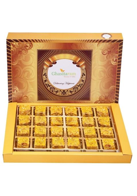 Ghasitaram Gifts Mango Drfruit Bites 24 pcs |Sweets|Sweets Gift Pack|Diwali Sweets|Indian Mithai|Diwali Sweets Box|Sweets Box