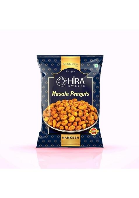 HIRA SWEETS Kaju Burfi (500 g) & Masala Peanut (400 Combo Pack | Indian Traditional Mithai Katli Made With Finest Cashews Festival Box
