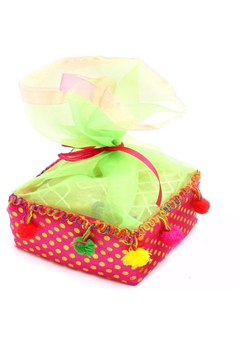 Ghasitaram Gifts Colourful Pouch of Assorted Bites|Sweets|Sweets Gift Pack|Diwali Sweets|Indian Mithai|Diwali Sweets Box|