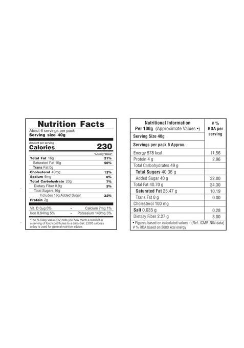 Bambino Premium Soft Ghee Mysore Pak | 400g Each 200g X Pack of 2