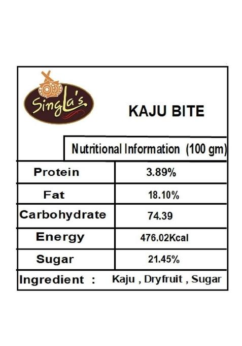 Singla Kaju Casata and Bite Combo Pack, 200g Each, Premium Indian Sweets Gift Box, Vegetarian