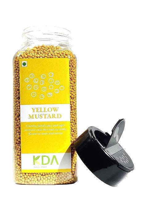 Kda Yellow Mustard Seeds (Peeli Sarson), 200 Grams