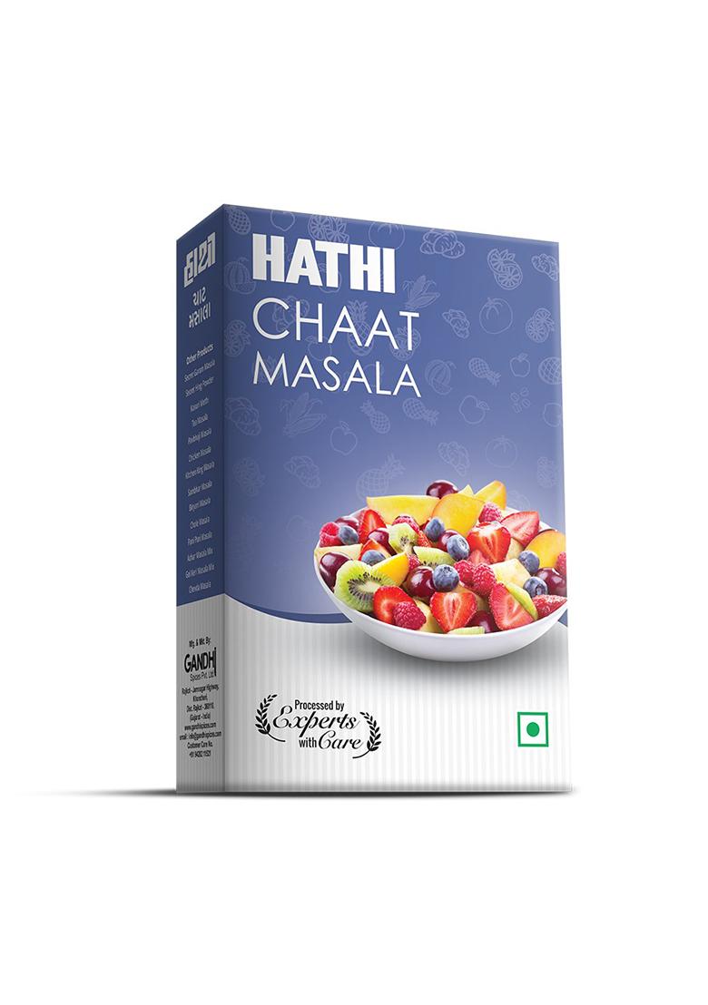 Hathi Masala Chat Powder 100G | Blended Spices Hygienically Packed Used In Saute Veggies, Fruit Salads, Snacks, Curries, Buttermilk, Sharbats, Juice
