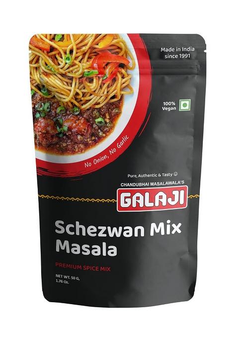 Galaji Schezwan Mix Masala 50 Grams Homemade Powdered | For Healthy Cooking Ready To Cook All Seasonings Spices Pure & Hygiene Spice