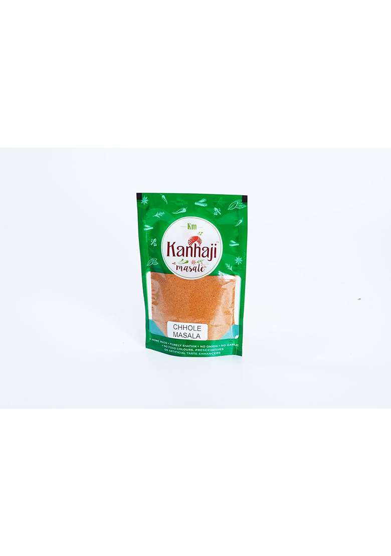 Kanhaji Masale Chhole Masala, No Onion Garlic, Natural Spice Blend (250 Gm) - Indya