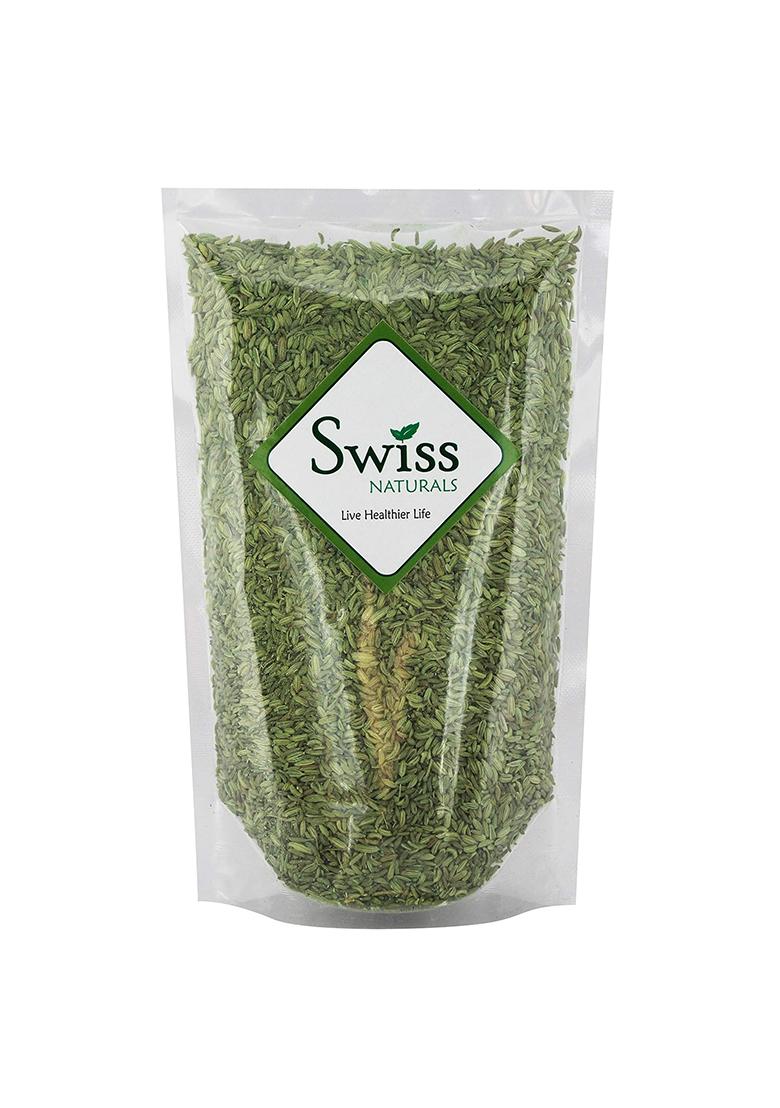 Swiss Naturals Fennel Seeds | Saunf Fresh Sauf Variyali, 400G