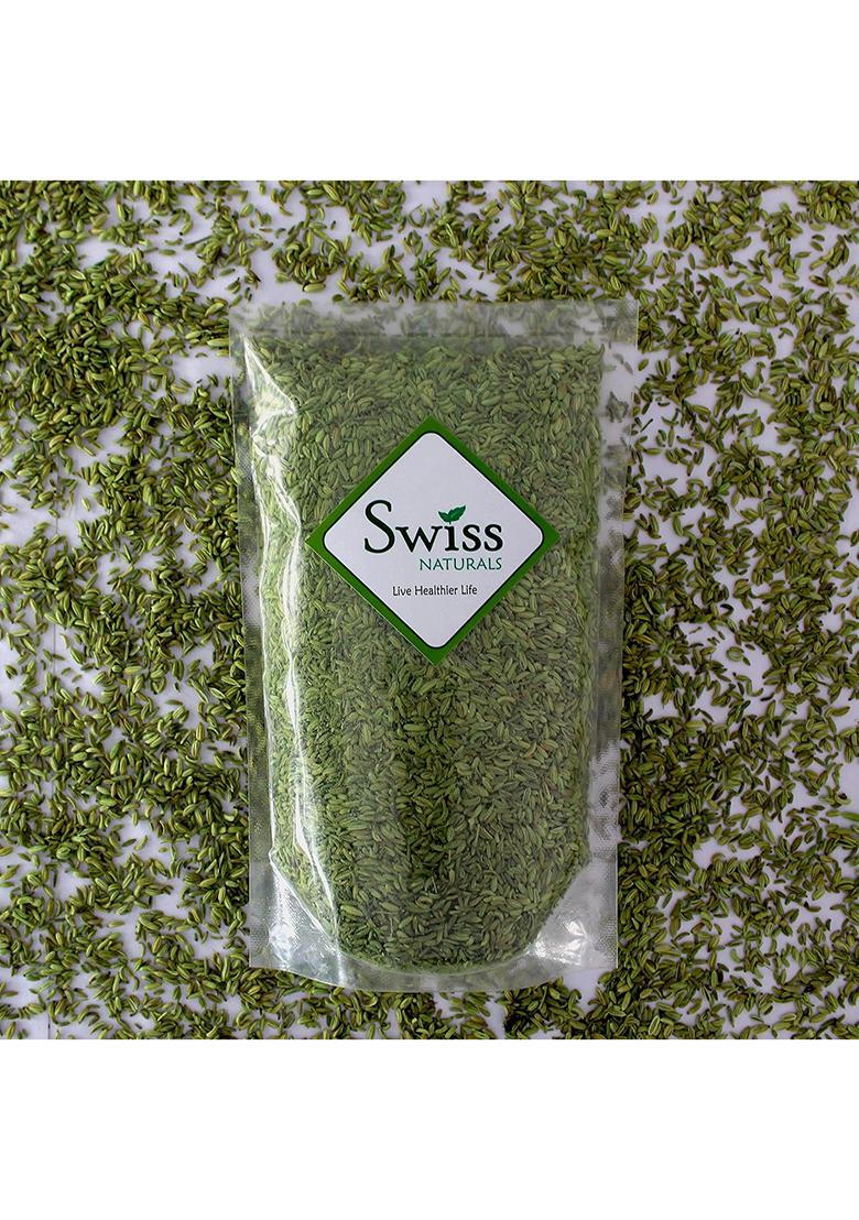 Swiss Naturals Fennel Seeds | Saunf Fresh Sauf Variyali, 400G