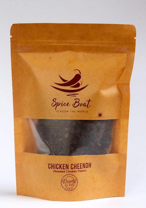 Spice Boat Home Made Chicken Cheendh (Dried Roasted Masala Chicken) -100G, No Added Preservatives Or Colour