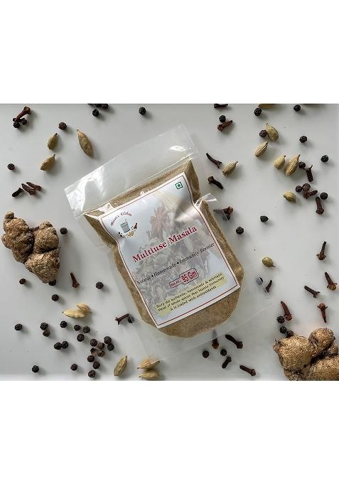 Minni'S Kitchen Multi-Use Chai Masala, Home Made, Traditional, Freshly Grinded, Authentic, No Artifical Addictives, Premium & Strong Aromatic Blend Of Whole Spices - 245 Gm