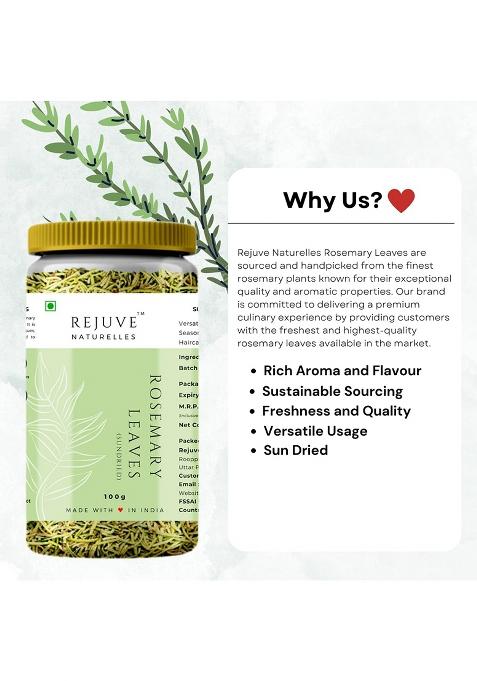 Rejuve Naturelles Sun Dried Rosemary Leaves