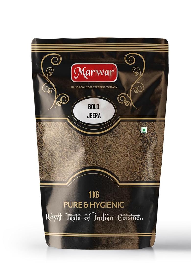 Marwar Jeera Whole Cumin Seeds 1 Kg Pack | 100% Natural & Fresh