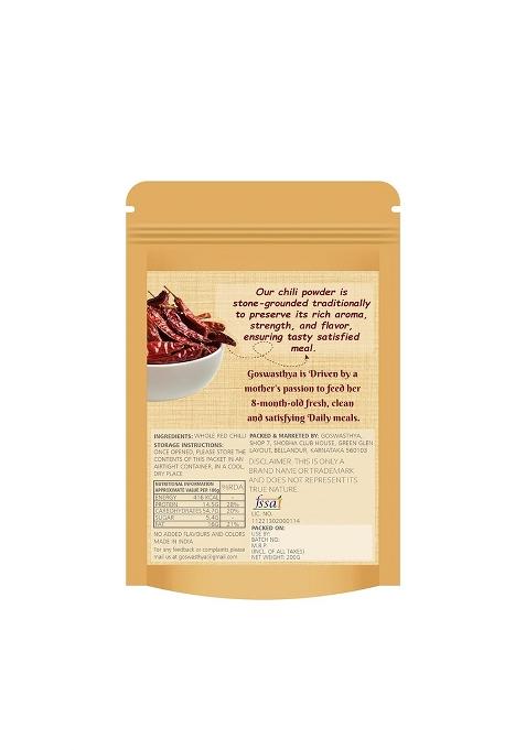 Goswasthya Turmeric Haldi And Red Chilli Mirchi Powder | Preservatives Free Indian Spices Pack Of 2 400 Gram