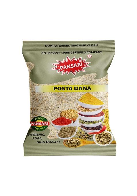 Pansari Poppy Seeds 50Gram | Indian Posto Dana Khus Whole Khas 100% Pure Pack Of 1