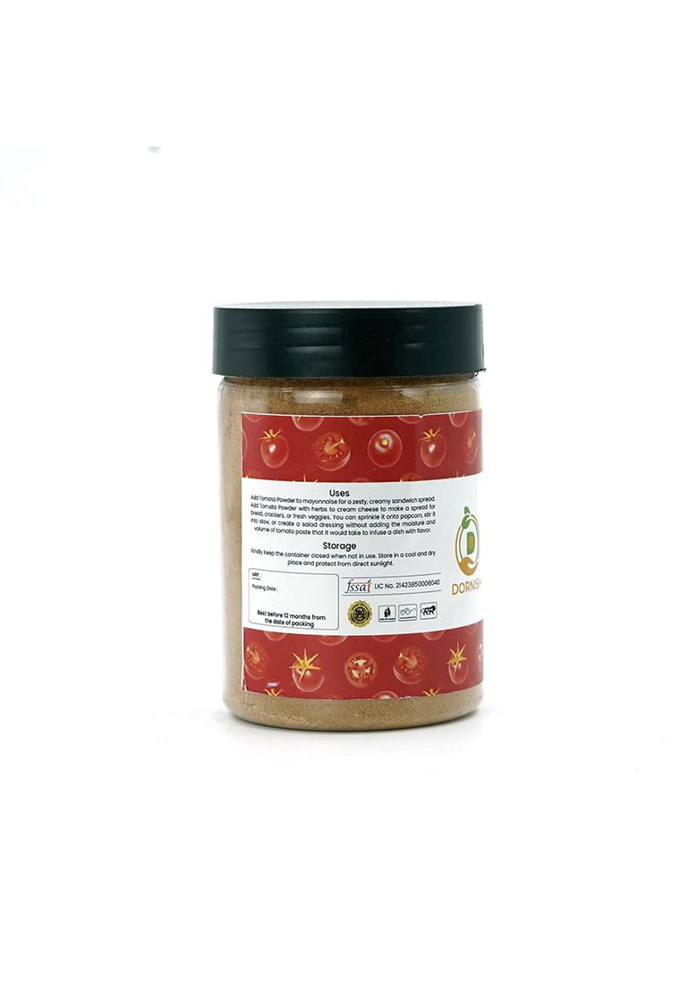 Dornish Starch And Additives Private Limited Dehydrated Tomato Powder 100 G/Tangy, Dried, Delicious/For Chips, Vegetables, Sauces, Soups, Pizza, Pasta, Salads, Popcorns, Makhanas, Sandwiches, Fries