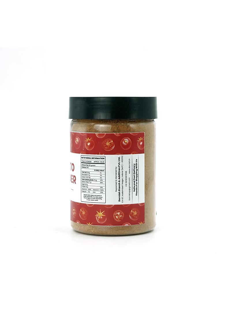 Dornish Starch And Additives Private Limited Dehydrated Tomato Powder 100 G/Tangy, Dried, Delicious/For Chips, Vegetables, Sauces, Soups, Pizza, Pasta, Salads, Popcorns, Makhanas, Sandwiches, Fries