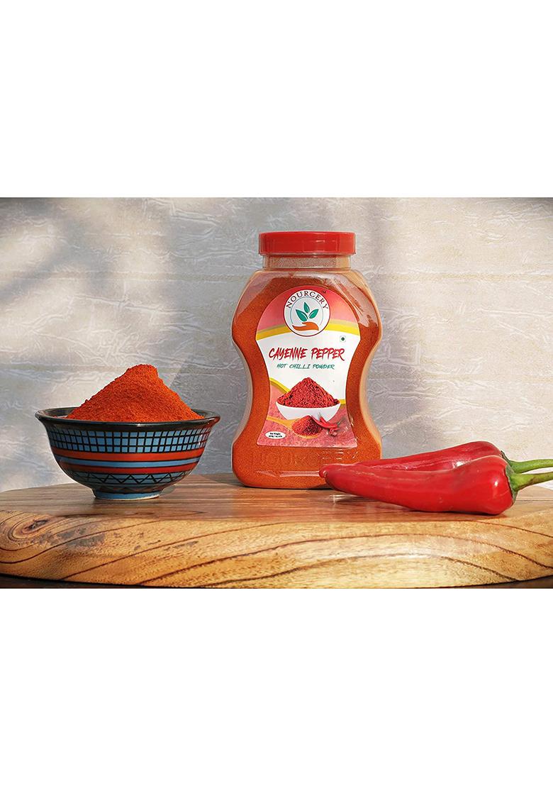Nourcery Cayenne Pepper Powder, 400 Gram (Hot Chilli Powder)