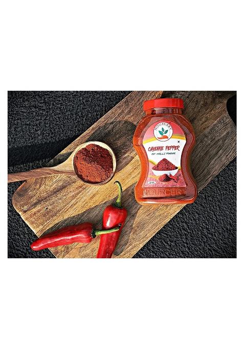 Nourcery Cayenne Pepper Powder, 400 Gram (Hot Chilli Powder)