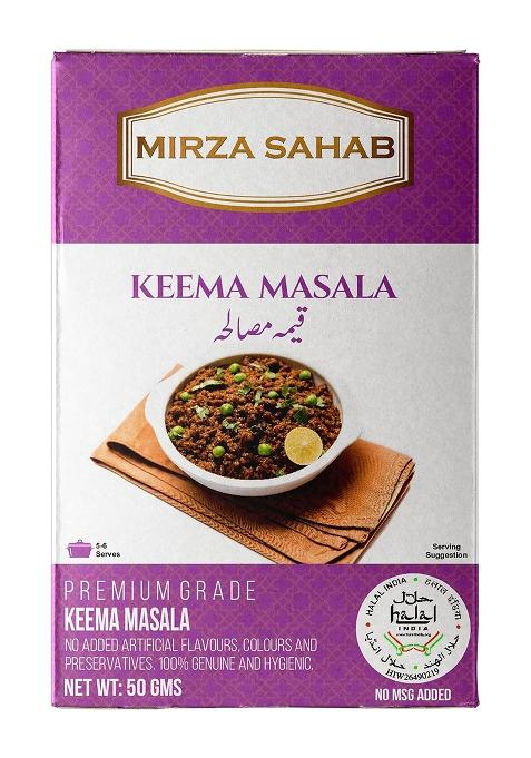 Mirza Sahab Keema/Qeema Masala | Easy & Ready To Cook Spice Blend Delicious, Flavourful, Aromatic Rich In Flavour Qeema (Pack Of 4 X 50G Boxes)