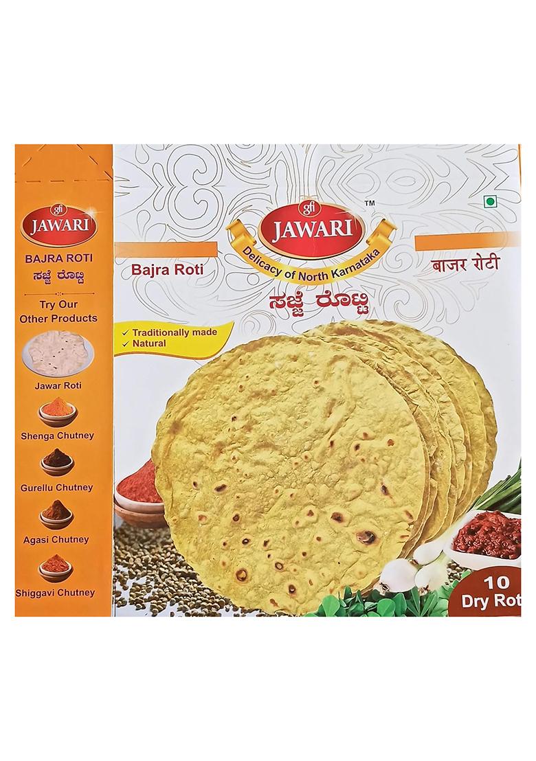 Gfi Jawari Bajra Rotti Soft Fluffy Rotis | Chakki Ground Pearl Millet Flour Naturally Gluten Free