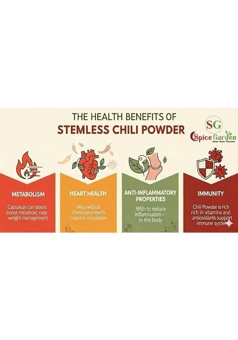 Spice Garden Masale Guntur Chilly Powder | Red Chilli For Daily Cooking Absolute Purity No Artificial Colors And Preservatives (1 Kg)