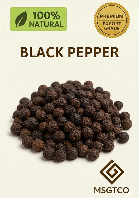M S General Trading Company Premium Whole Black Peppercorns Bold Tellicherry Variety | Handpicked From Kerala Plantations Kali Mirch Piper Nigrum Aromatic Pepper For Cooking, Masala, Pickle & Ayurveda 500G, Msgtco