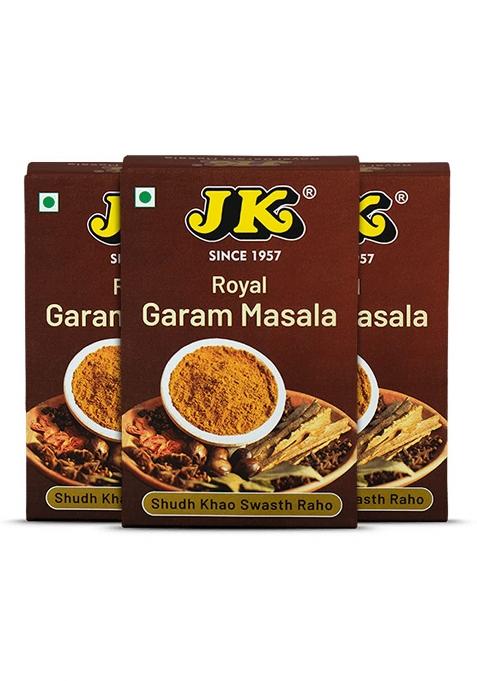 Jk Royal Garam Masala: Premium Spices For Authentic Indian Flavor, 100G | (Pack Of 3)