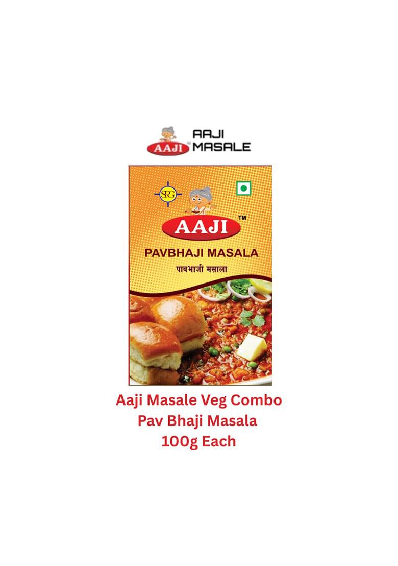 Spg Aaji Masale Flavour Fiesta Combo Chole, Pav Bhaji & Chicken Biryani Masala 100G Each (Pack Of 3)