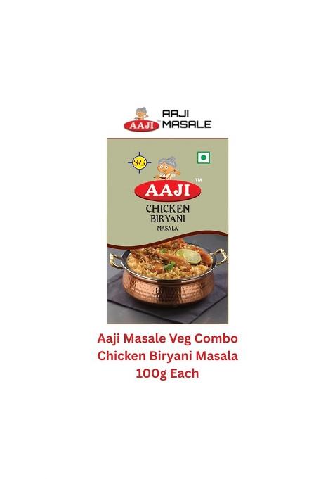 Spg Aaji Masale Flavour Fiesta Combo Chole, Pav Bhaji & Chicken Biryani Masala 100G Each (Pack Of 3)
