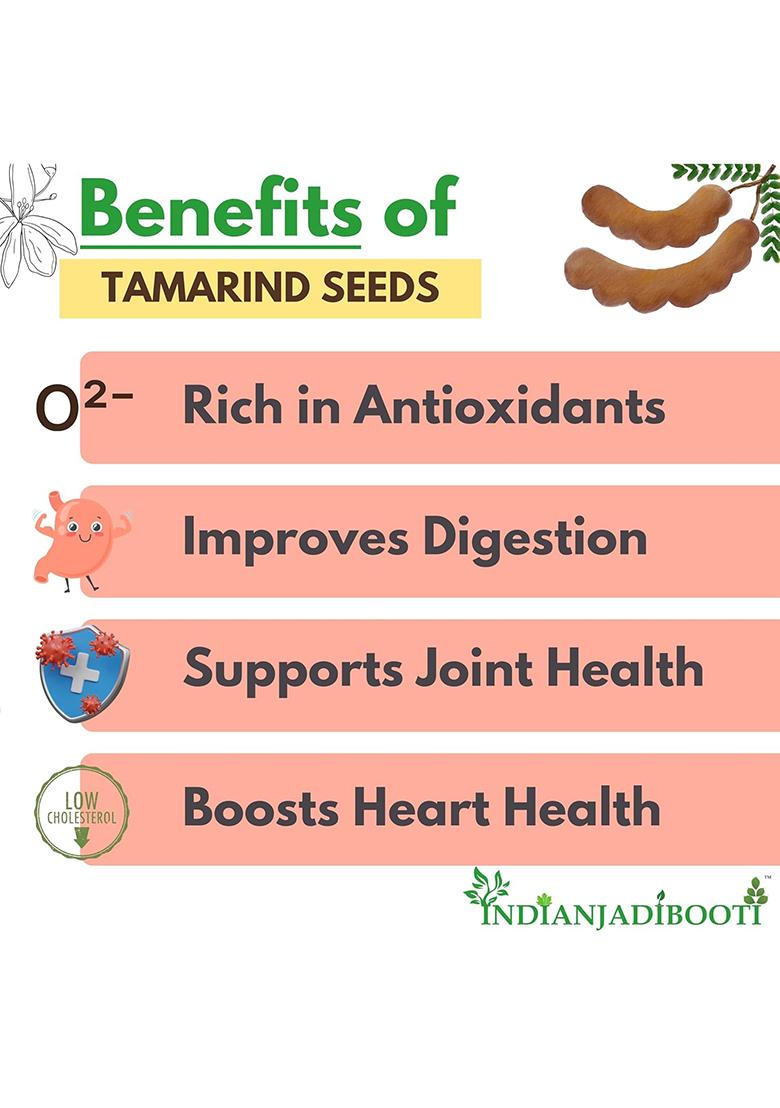 Indianjadibooti Imli (Tamarind) Seeds Small | 250 Grams Pack