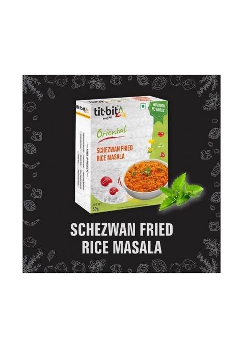 Tit-Bit Titbit Schezwan Masala Seasoning Pack Of 5 (250G), Fried Rice Masala, Multipurpose For Any Vegetables & Dishes Restaurant Taste At Home