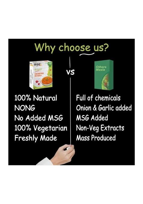 Tit-Bit Titbit Schezwan Masala Seasoning Pack Of 5 (250G), Fried Rice Masala, Multipurpose For Any Vegetables & Dishes Restaurant Taste At Home