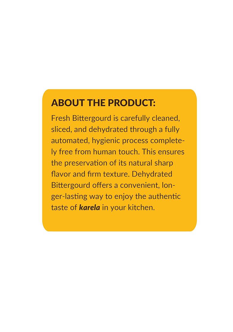 Shroots Dehydrated Bittergourd (Karela) Flakes | 100% Natural & Vegetarian Easy Cooking Essential For Health Benefits Machine Vegetables (1, 30 Gram, Pack Of 1)