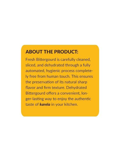 Shroots Dehydrated Bittergourd (Karela) Flakes | 100% Natural & Vegetarian Easy Cooking Essential For Health Benefits Machine Vegetables (1, 30 Gram, Pack Of 1)