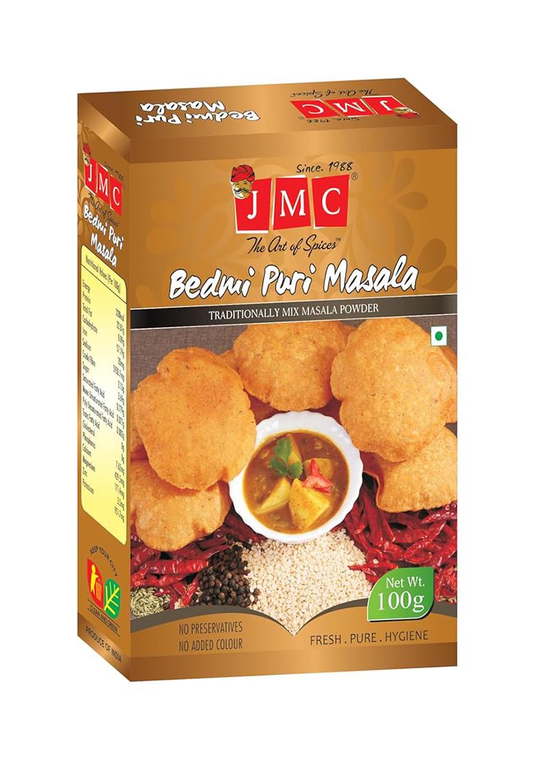 Jmc Instant Bedmi Puri Masala Ready To Cook Breakfast Snack With Wheat Flour And Spices 100G X 3 (Pack Of 3)