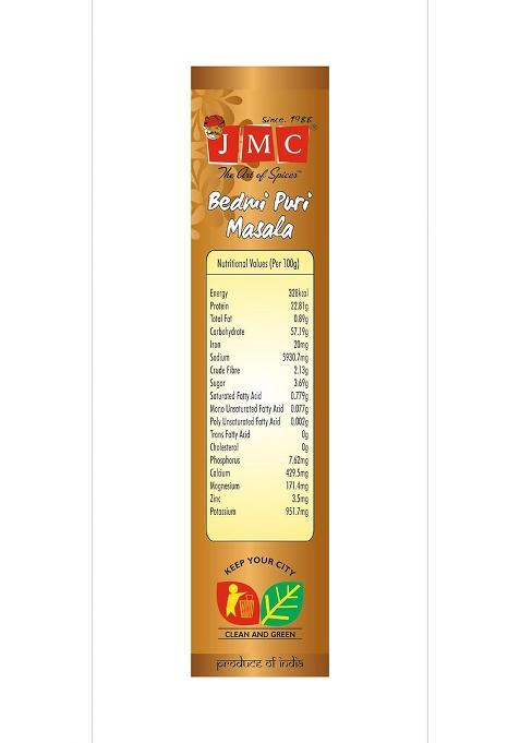 Jmc Instant Bedmi Puri Masala Ready To Cook Breakfast Snack With Wheat Flour And Spices 100G X 3 (Pack Of 3)