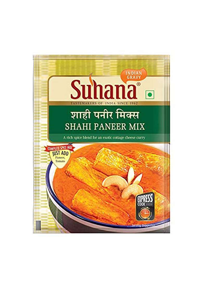 Suhana Shahi Paneer Spice Mix 50G - Pack Of 8 - Indya