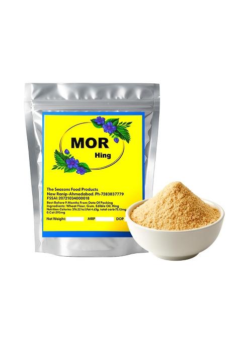 The Seasons Mor Mild Bandhani Hing Powder Pack Of 6 (100G Each) Strong Aroma Compounded Asafoetida For Tadka & Indian Cooking Pure Vegetarian Heeng Digestion Daily Use