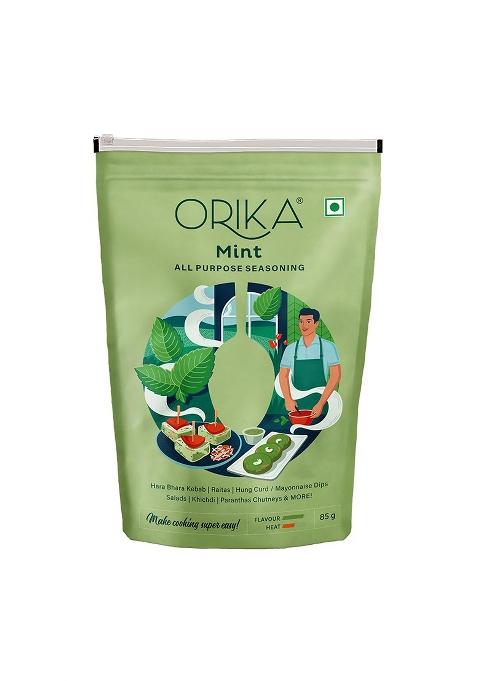 Orika Mint Powder All Purpose Seasoning, 85G (Pack Of 3) | Natural Dry Pudina No Artificial Flavours And Colours